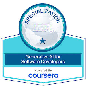 Generative AI for SW Developers Badge