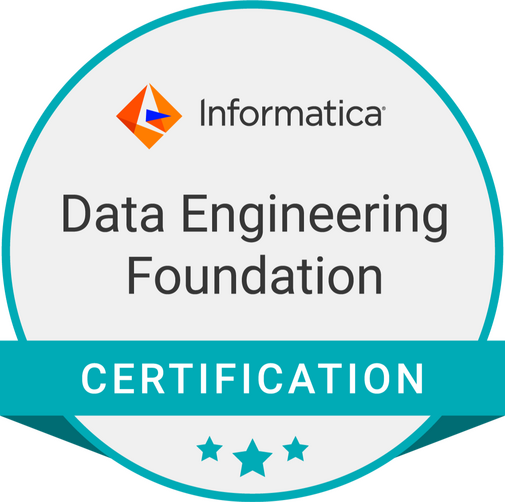 Informatica Data Engineering Foundation Certification 2024/2025